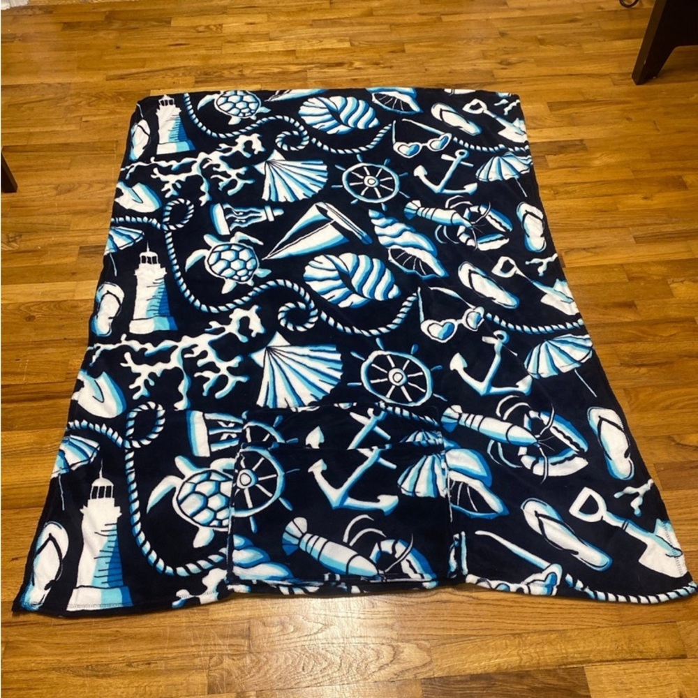 Vera Bradley fleece travel blanket